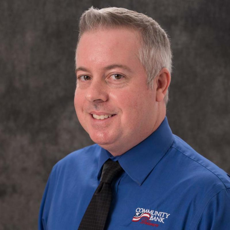 Brandon Perdue promoted to vice president at Community Bank Delaware